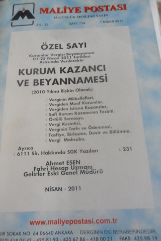 Maliye Postası 2011/734