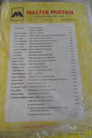 Maliye Postası 2011/743