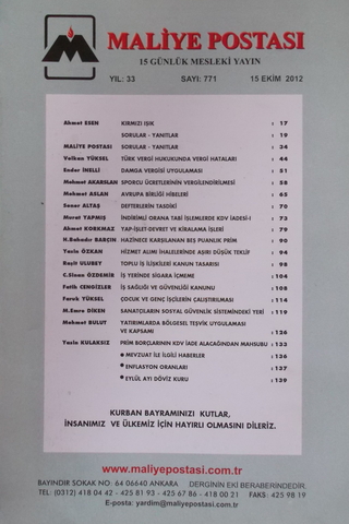 Maliye Postası 2012/771
