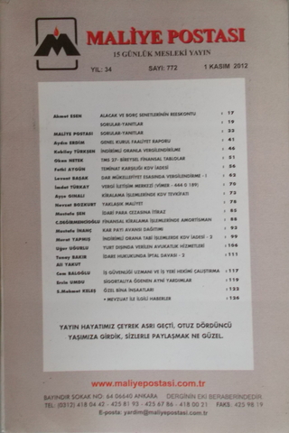 Maliye Postası 2012/772