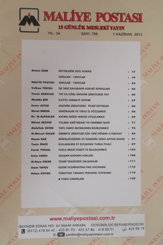 Maliye Postası 2013/786