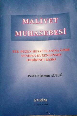 Maliyet Muhasebesi
