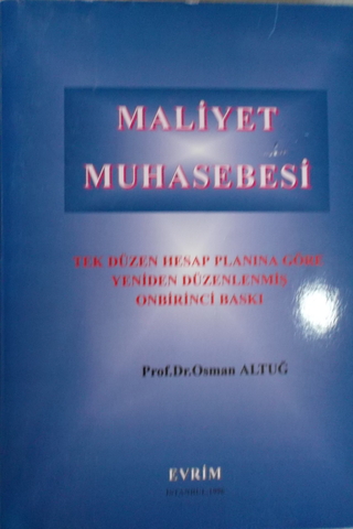 Maliyet Muhasebesi Osman Altuğ
