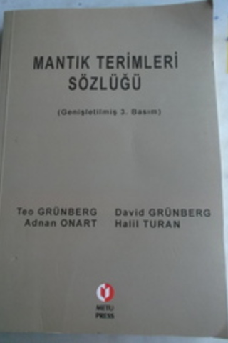 Mantık Terimleri Sözlüğü Teo Grünberg