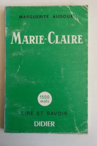 Marie Claire Marguerite Audoux