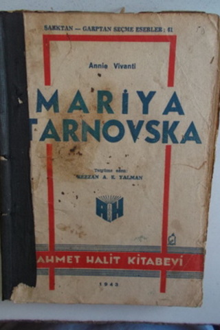 Mariya Arnovska Annie Vivanti