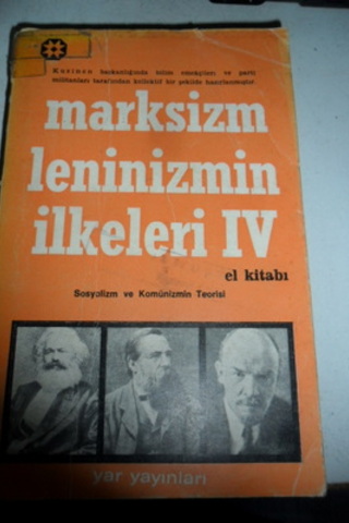 Marksizm Leninizmin İlkeleri IV