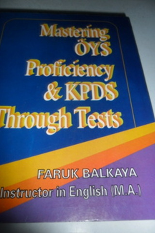 Mastering ÖYS Proficiency & KPDS Through Tests Faruk Balkaya