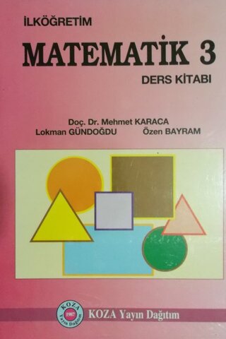 Matematik 3 Ders Kitabı Mehmet Karaca