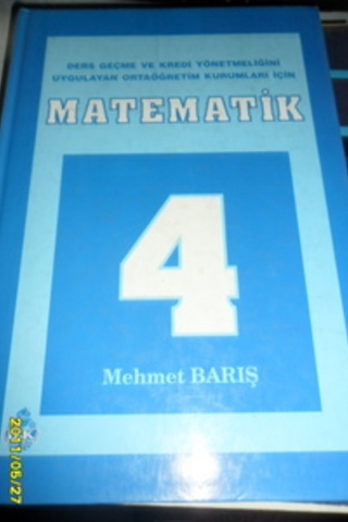 Matematik 4 Mehmet Barış