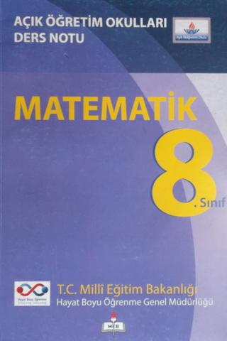 Matematik 8 Açıköğretim Ders Notu Ebru Aslantaş