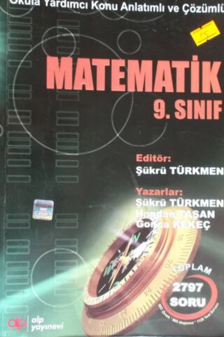 Matematik 9. Sınıf Şükrü Türkmen