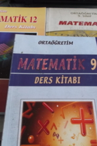 Matematik Ders Kitapları / 3 Adet