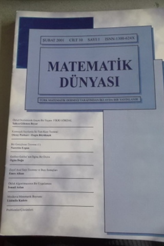 Matematik Dünyası 2001 / 1
