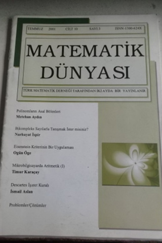 Matematik Dünyası 2001 / 3