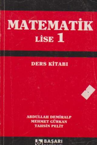 Lise 1 Matematik Ders Kitabı Abdullah Demiralp
