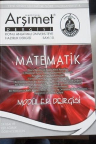 matematik modüler dergisi / sayı:10