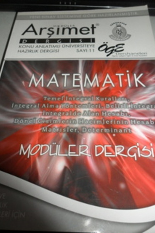 Matematik Modüler Dergisi Sayı : 11