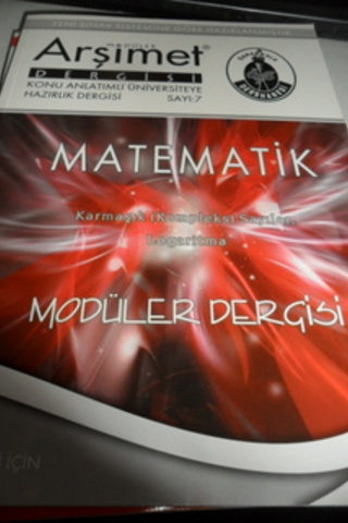 Matematik Modüler Dergisi Sayı : 7