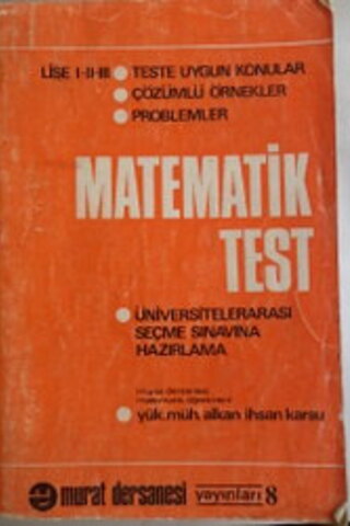 Matematik Test Alkan İhsan Karsu