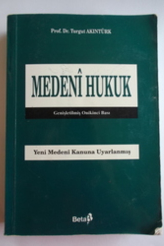 Medeni Hukuk Prof. Dr. Turgut Akıntürk