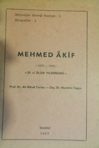 Mehmed Akif Ali Nihad Tarlan