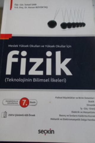 Meslek Yüksek Okulları ve Yüksek Okullar İçin Fizik