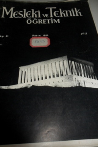 Mesleki ve Teknik Öğretim 1954 / 21