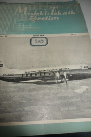 Mesleki ve Teknik Öğretim 1958 / 62