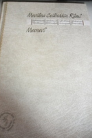 Mesnevi Mevlana Celaleddin Rumi