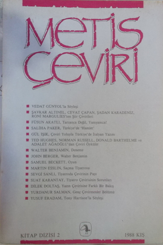 Metis Çeviri 1988 / 2