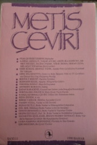 Metis Çeviri 1990 / 11