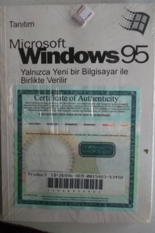 Microsoft Windows95 CD'li