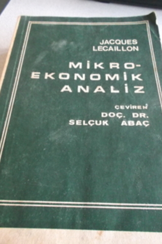 Mikroekonomik Analiz Jacques Lecaillon