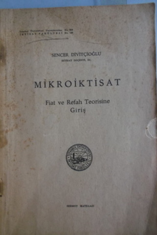 Mikroiktisat Sencer Divitçioğlu