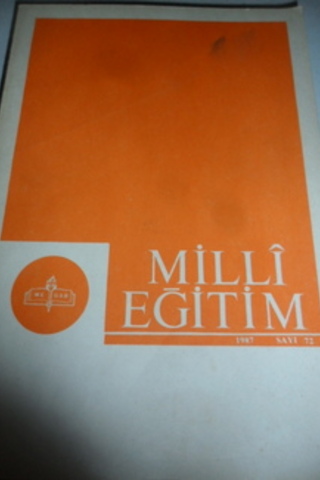 Milli Eğitim Dergisi 1987 / 72