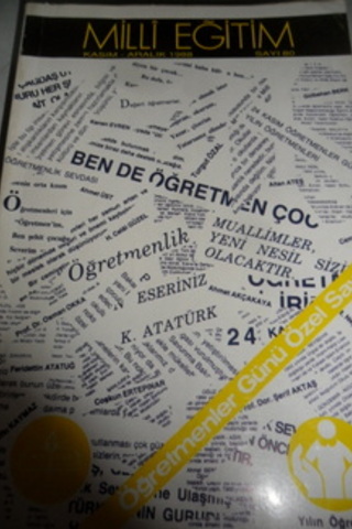 Milli Eğitim Dergisi 1988 / 80