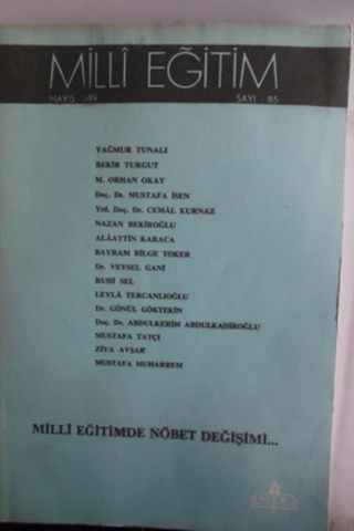 Milli Eğitim Dergisi 1989 / 85
