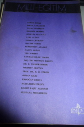 Milli Eğitim Dergisi 1989 / 91