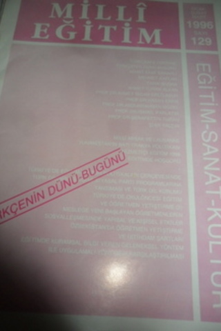Milli Eğitim Dergisi 1996 / 129