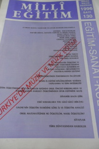 Milli Eğitim Dergisi 1996 / 130