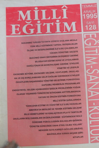 Milli Eğitim Dergisi 1995 / 128