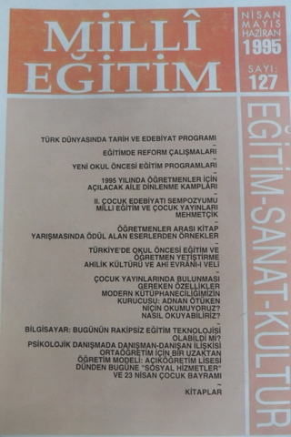 Milli Eğitim Dergisi 1995 / 127