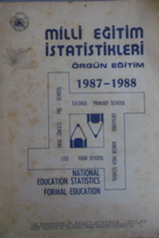 Milli Eğitim İstatistikleri Örgün Eğitim 1987-1988