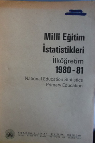 Milli Eğitim İstatistikleri İlköğretim 1980-81