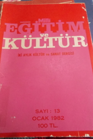 Milli Eğitim ve Kültür 1982 / 13