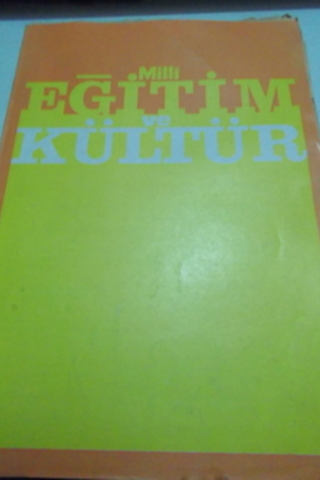 Milli Eğitim ve Kültür Sayı 8