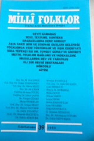 Milli Folklör 1998 / 39