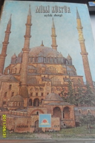 Milli Kültür Aylık Dergi 1980 Cilt 2 Sayı 1