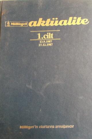 Milliyet Aktüalite 1.Cilt 13.9.1987 - 27.12.1987